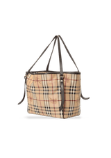 HAYMARKET CHECK TOTE