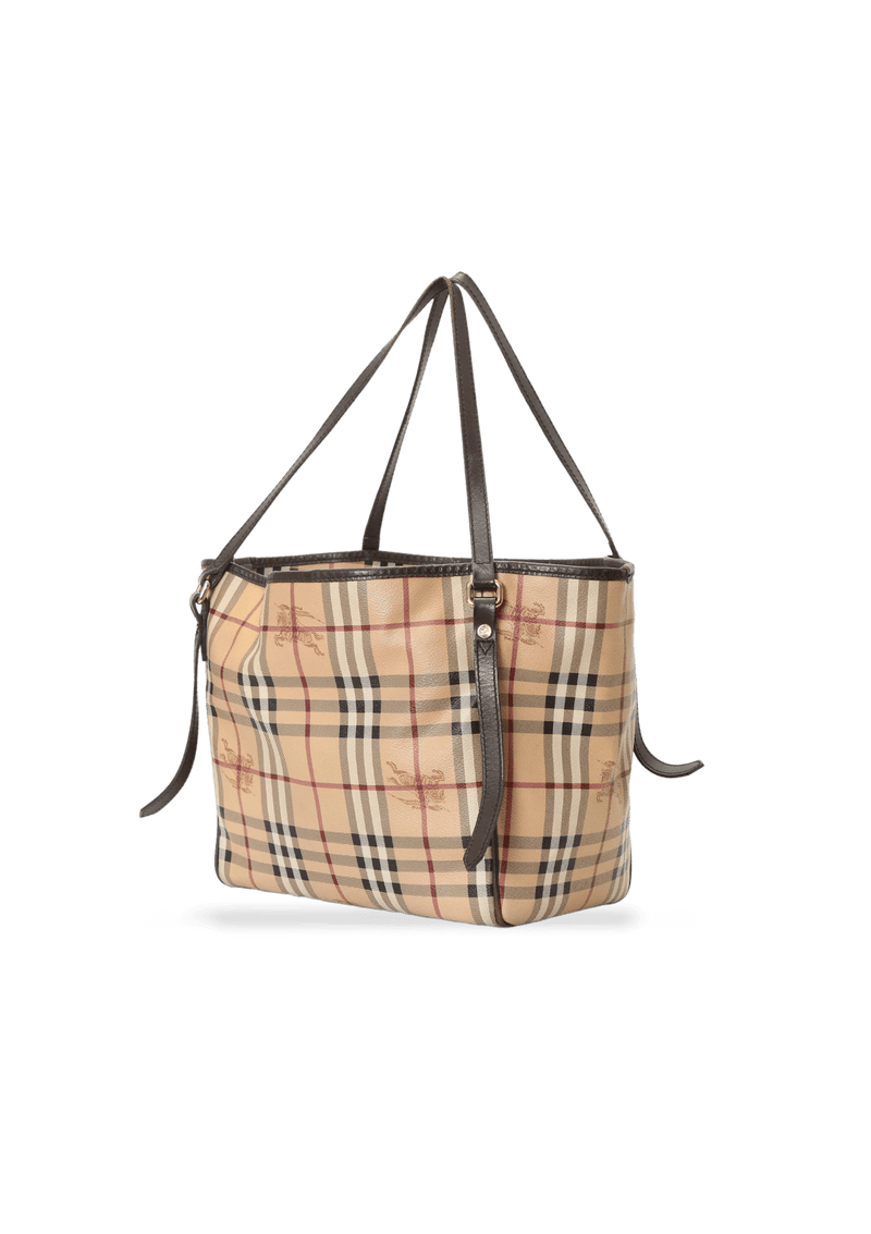 HAYMARKET CHECK TOTE