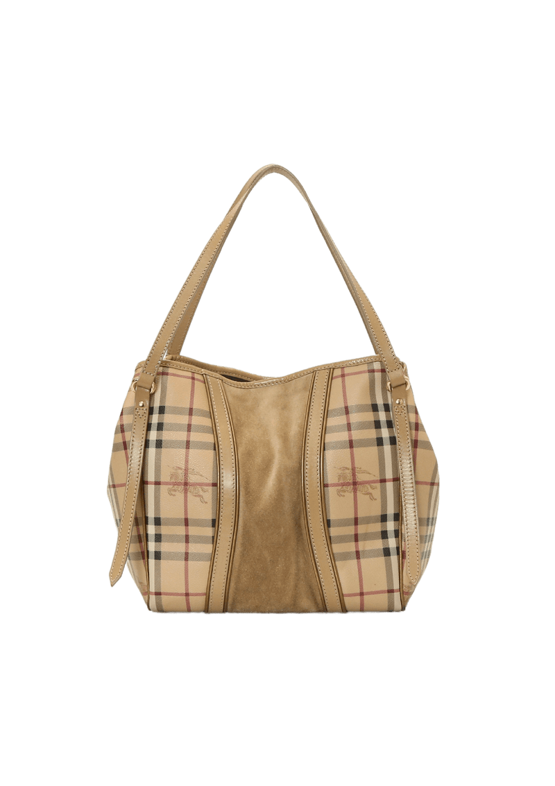 HAYMARKET CHECK TOTE