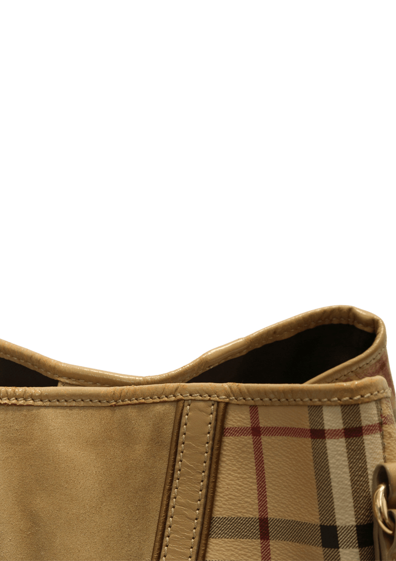 HAYMARKET CHECK TOTE