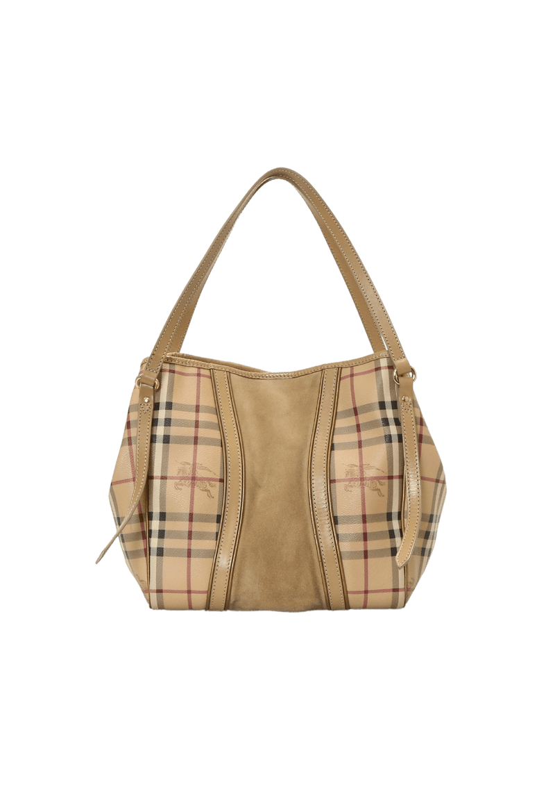 HAYMARKET CHECK TOTE