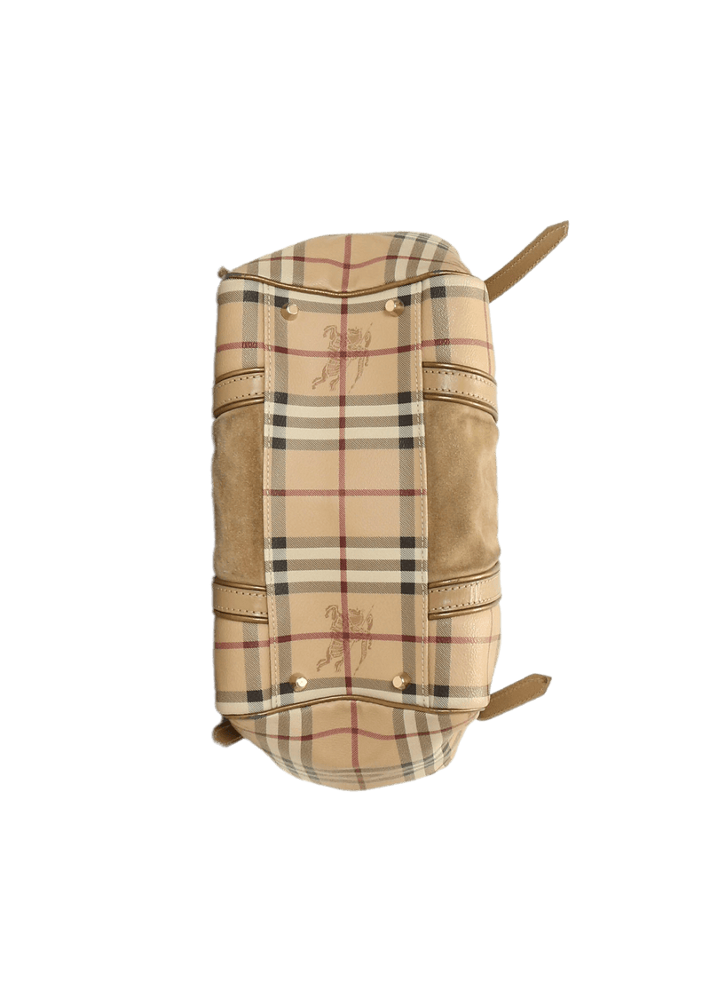 HAYMARKET CHECK TOTE