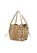 HAYMARKET CHECK TOTE