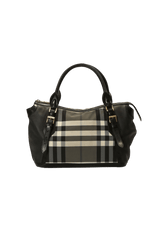 LEATHER CHECK BAG