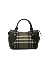 LEATHER CHECK BAG