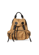 LEATHER-TRIMMED BACKPACK