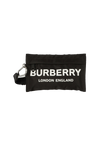 PEBBLE NYLON LOGO CLUTCH BAG
