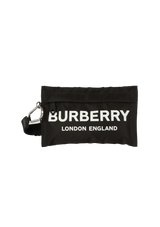 PEBBLE NYLON LOGO CLUTCH BAG