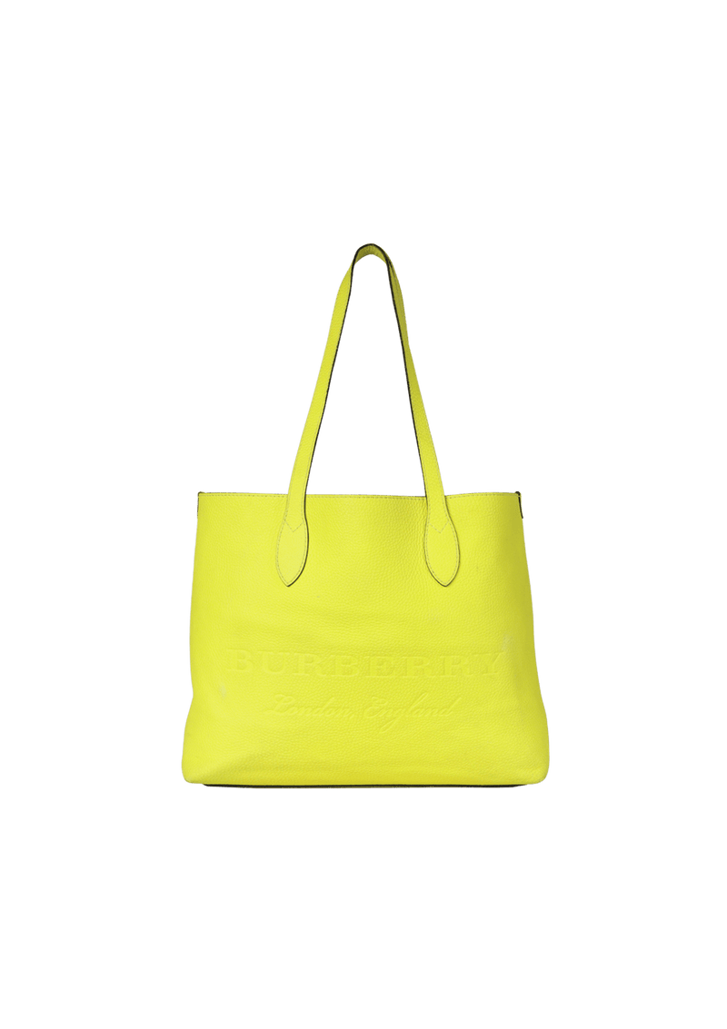 Burberry neon tote best sale