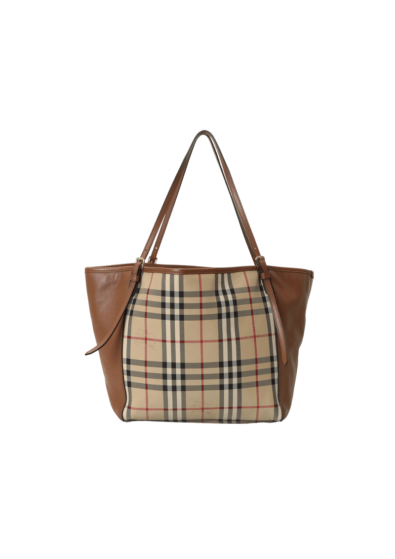 Bolsa Burberry Small Horseferry Canterbury Bag Marrom Original