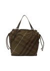 SMOKED CHECK NYLON TOTE