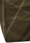 SMOKED CHECK NYLON TOTE