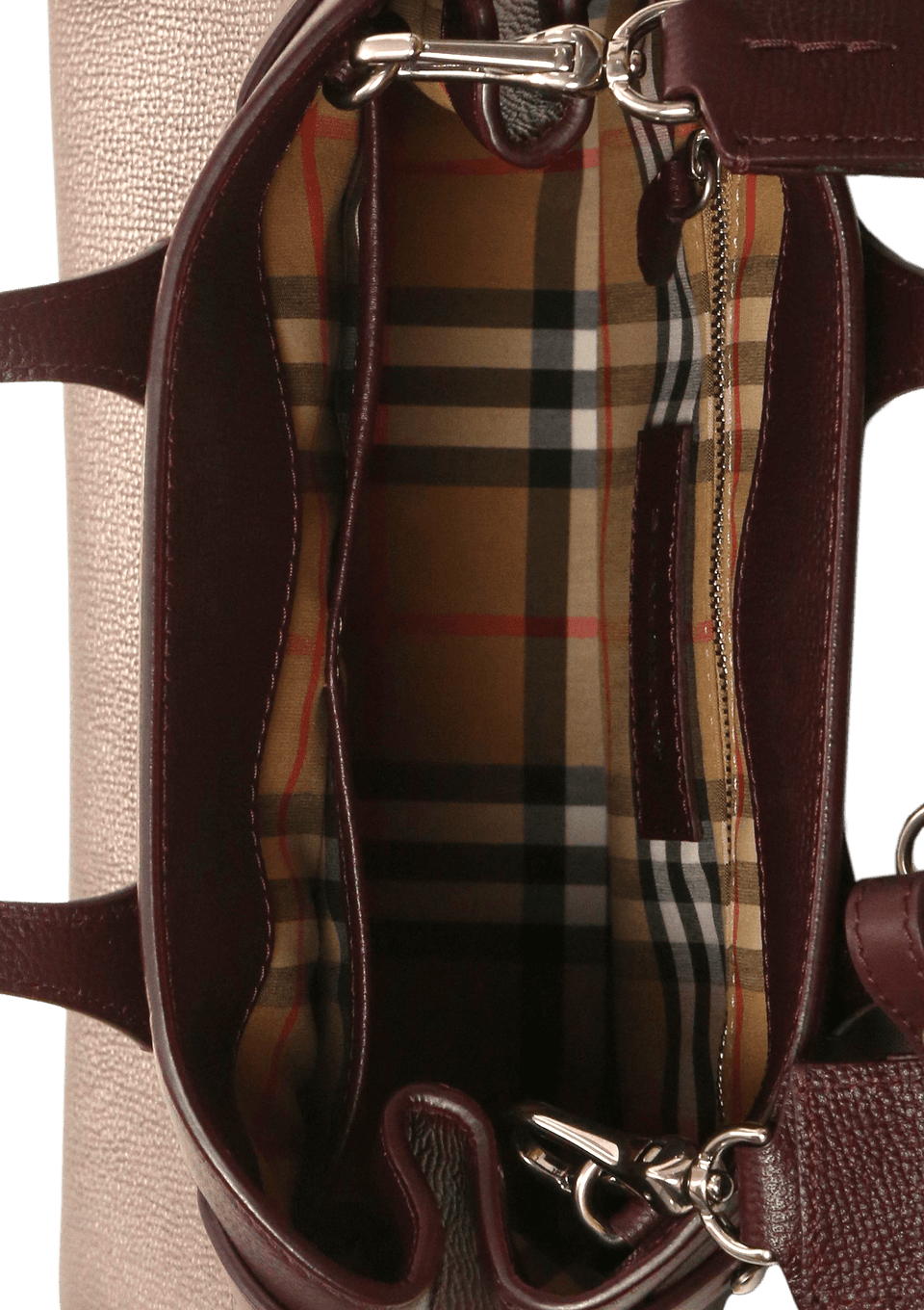 VINTAGE CHECK CANVAS BANNER NM BAG