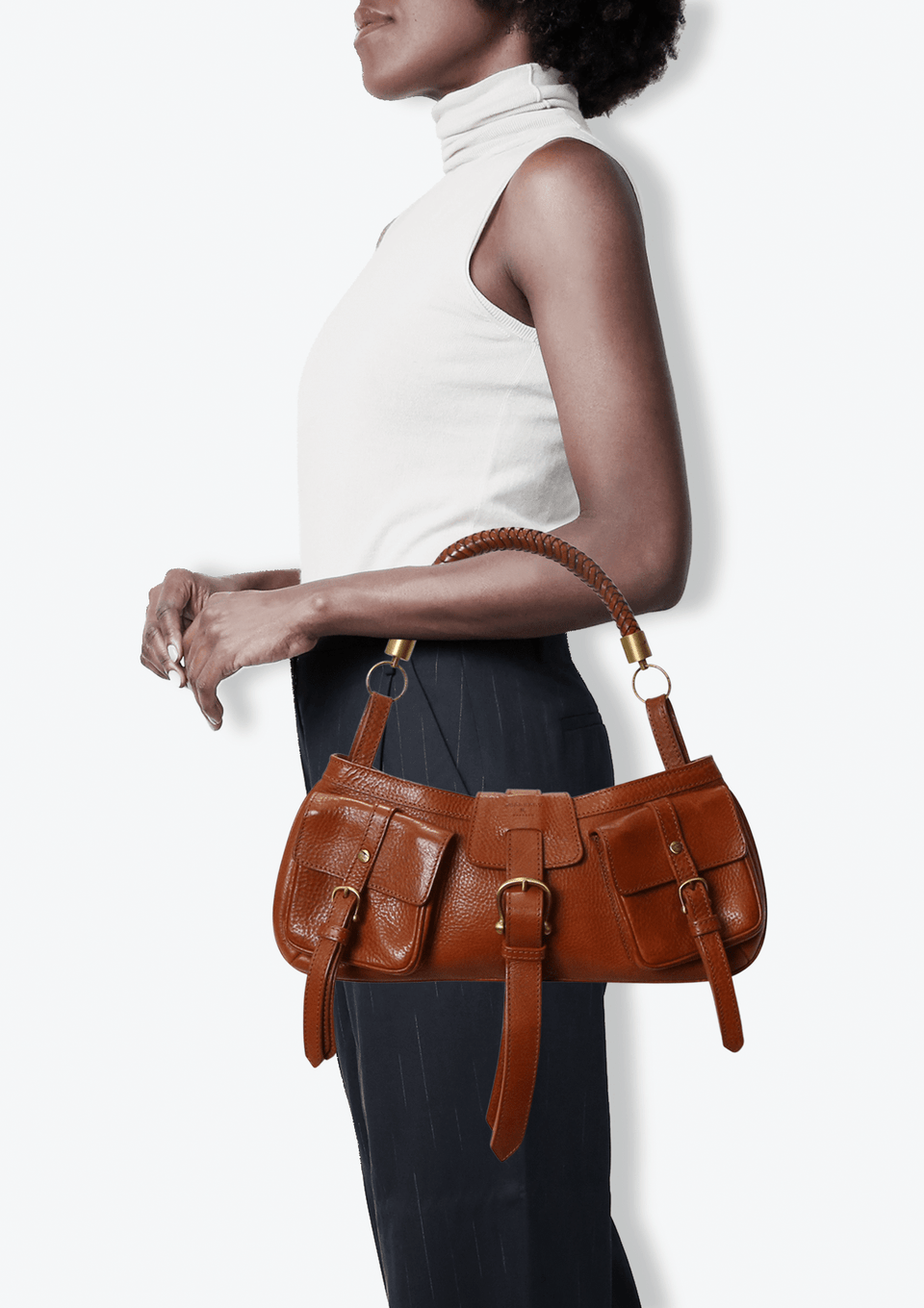 Bolsa Burberry Vintage Prorsum Cinda Bag Marrom Original – Gringa
