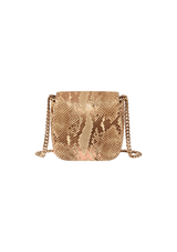 DIVA PYTHON FLAP BAG