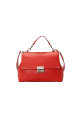 LEATHER BARET BAG