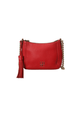 LEATHER CHAIN BAG