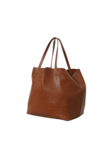 LEATHER EMBOSSED LOGO BAG