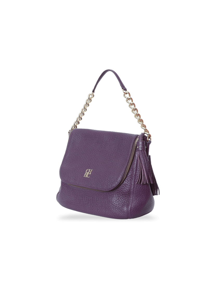 LEATHER FLAP BAG