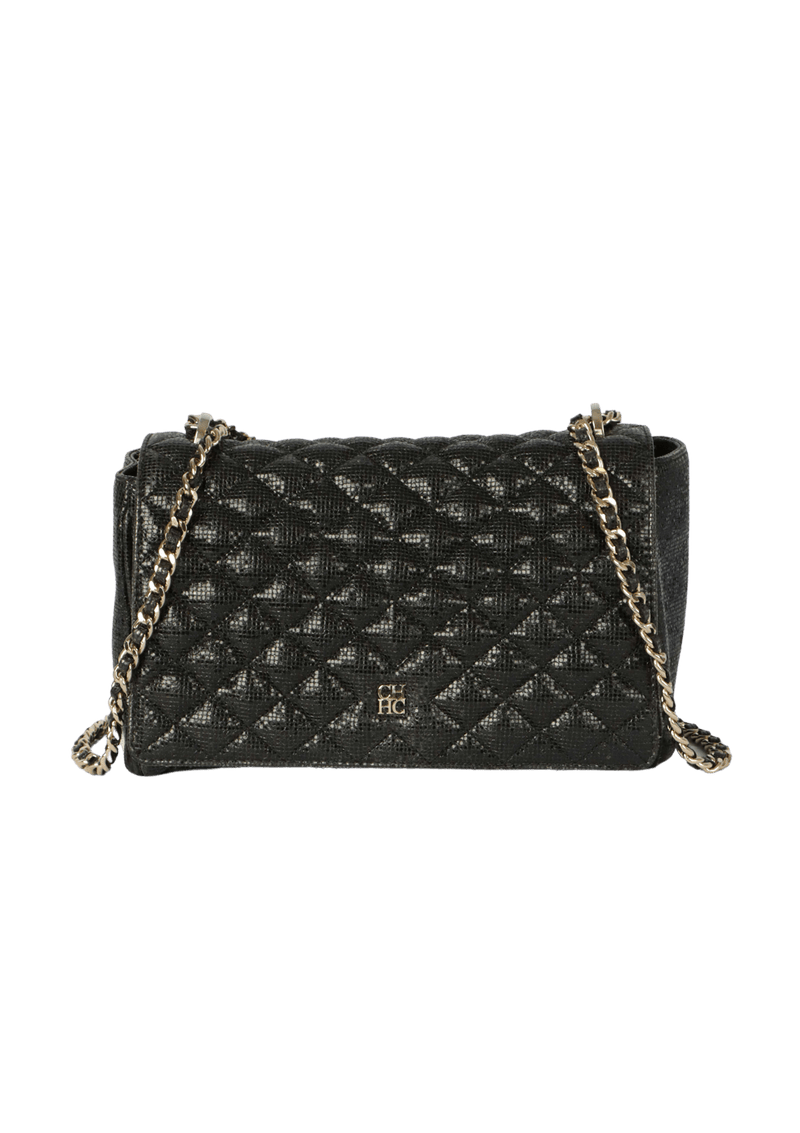 MATELASSE EMBOSSED FLAP BAG