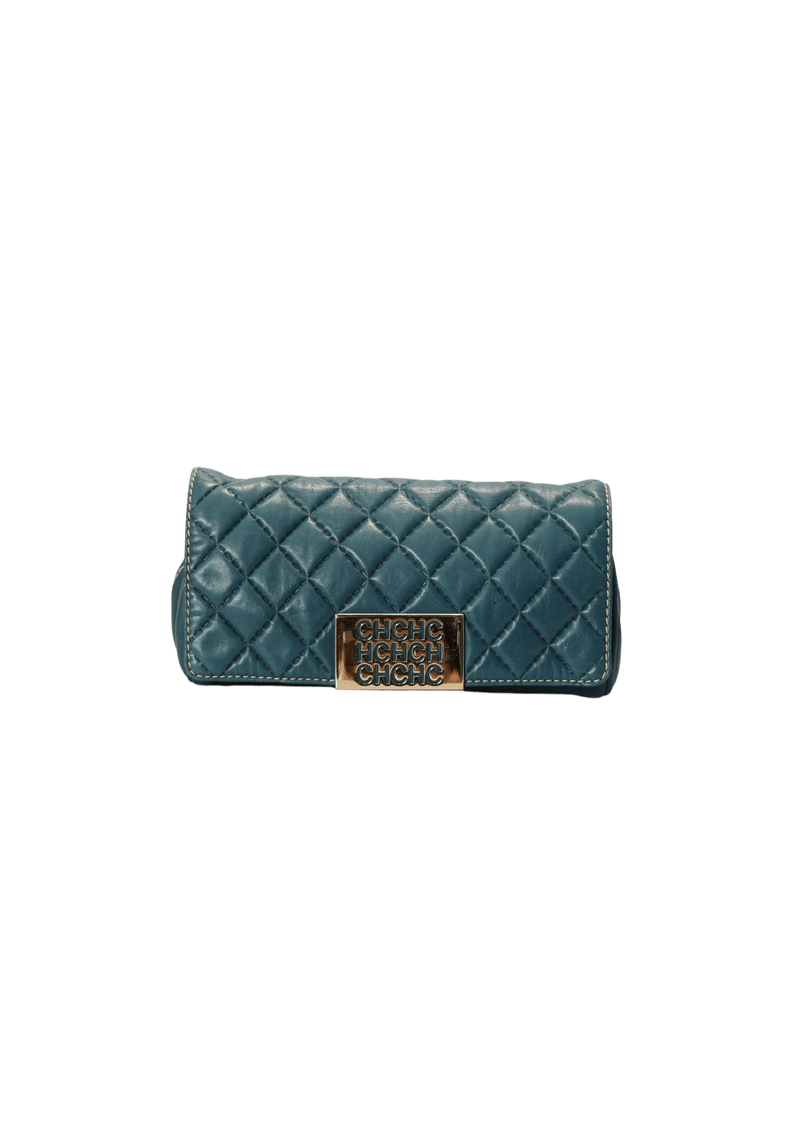 Matelassê Flap Clutch