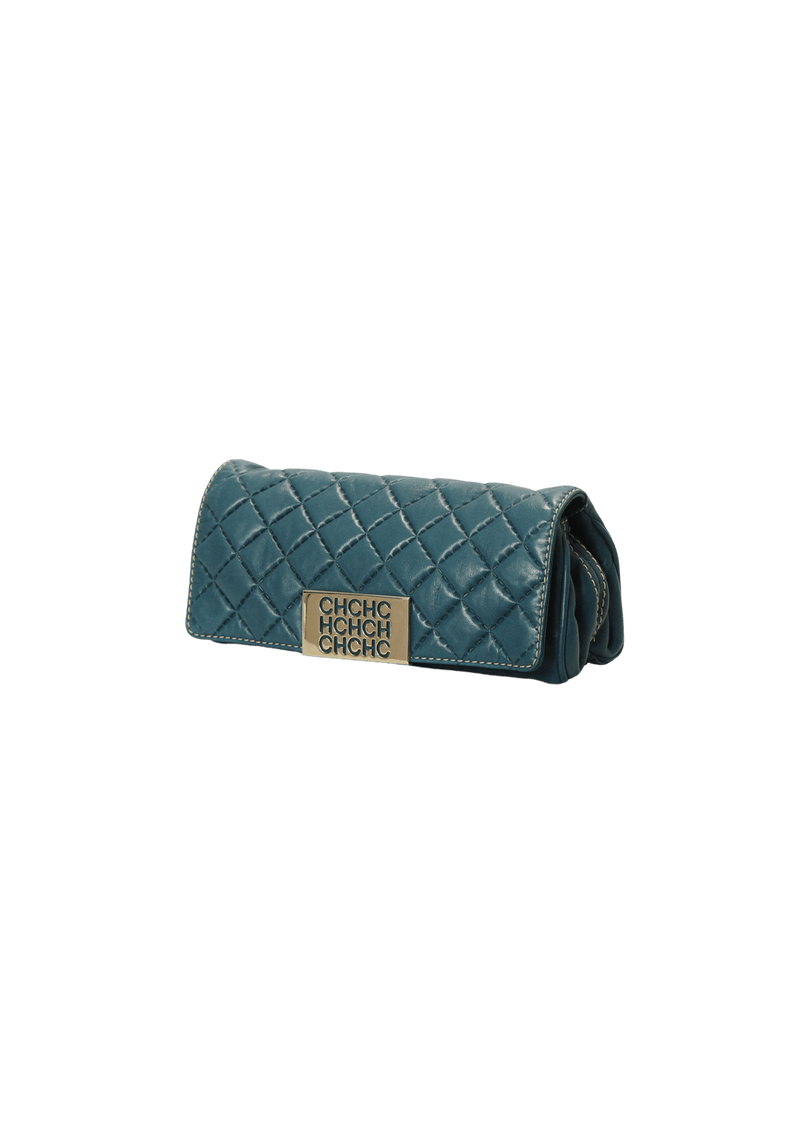 Matelassê Flap Clutch