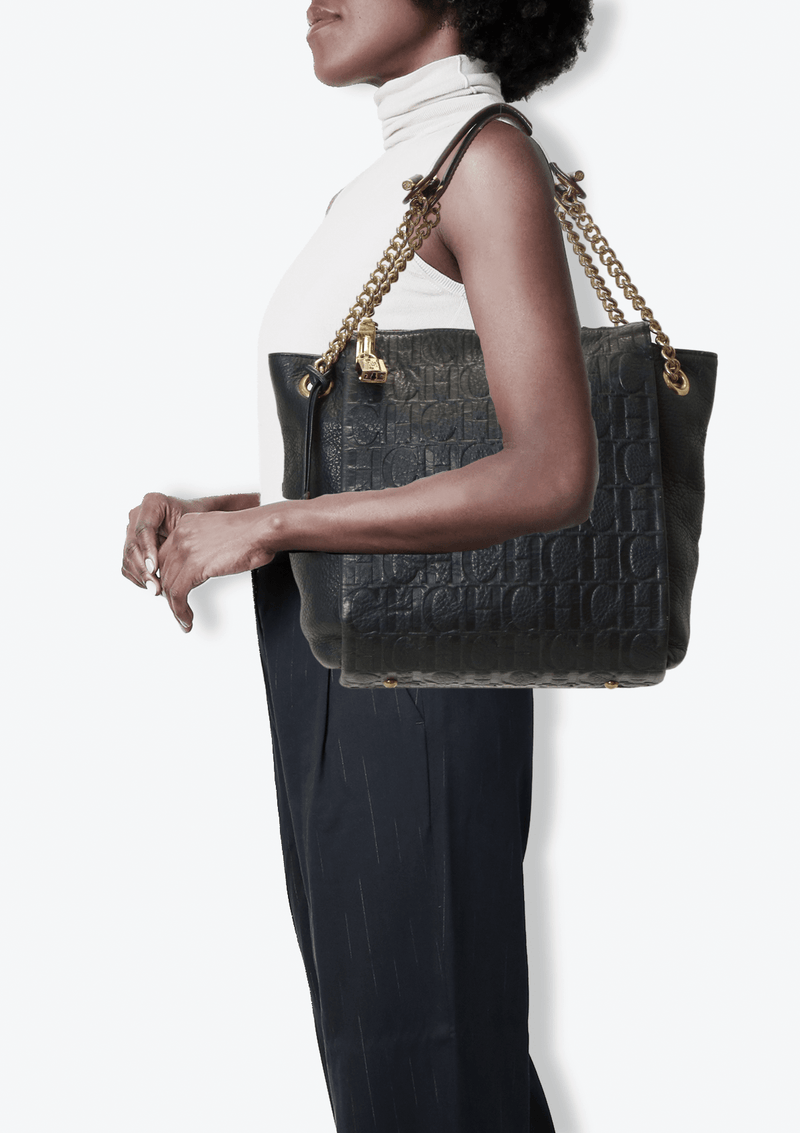 SIGNATURE CHAIN LINK BAG