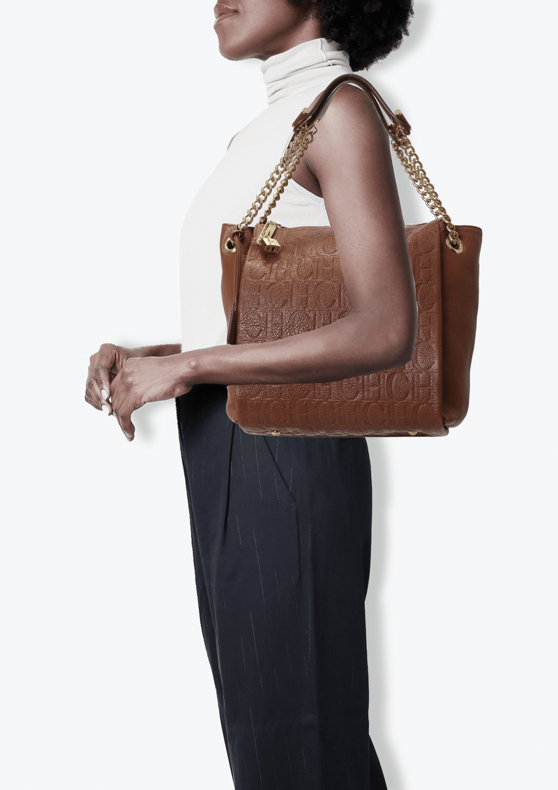 SIGNATURE CHAIN LINK BAG