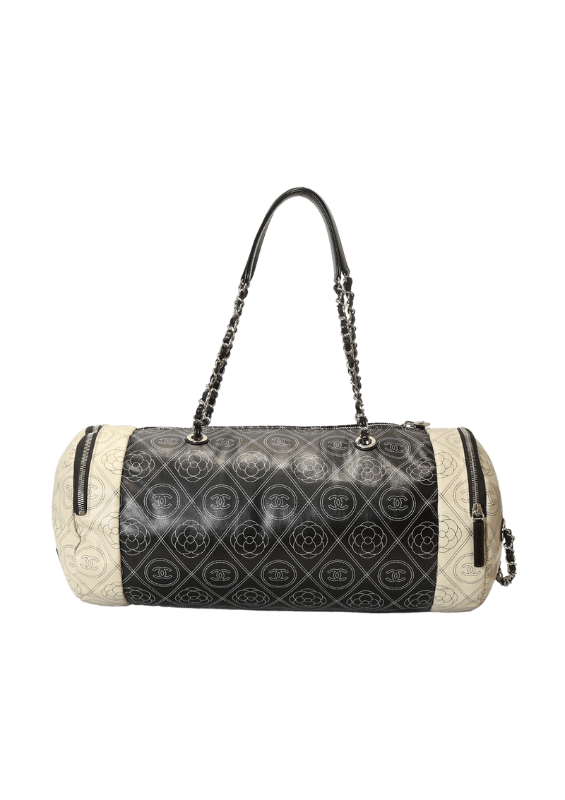 CAMELLIA LOGO PRINT BOWLING BAG