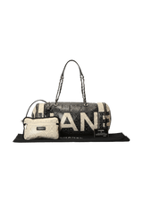 CAMELLIA LOGO PRINT BOWLING BAG