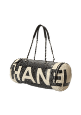 CAMELLIA LOGO PRINT BOWLING BAG