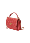 CC MINI FLAP BAG FRONT POCKET