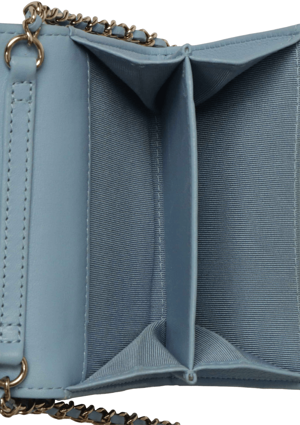 Bolsa Chanel Cassic Mini Clutch With Chain Azul Original – Gringa Bolsa Chanel Cassic Mini Clutch With Chain Azul Original – Gringa