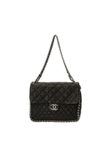 CHAIN AROUND MAXI FLAP BAG