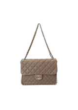 CHAIN AROUND MAXI FLAP BAG