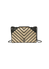 CHEVRON COUTURE FLAP BAG