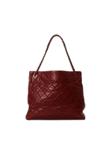 CHIC TALL SHOPPING TOTE CAVIAR