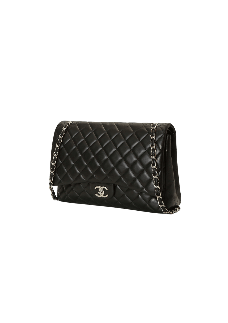 MAXI CLASSIC DOUBLE FLAP LAMBSKIN