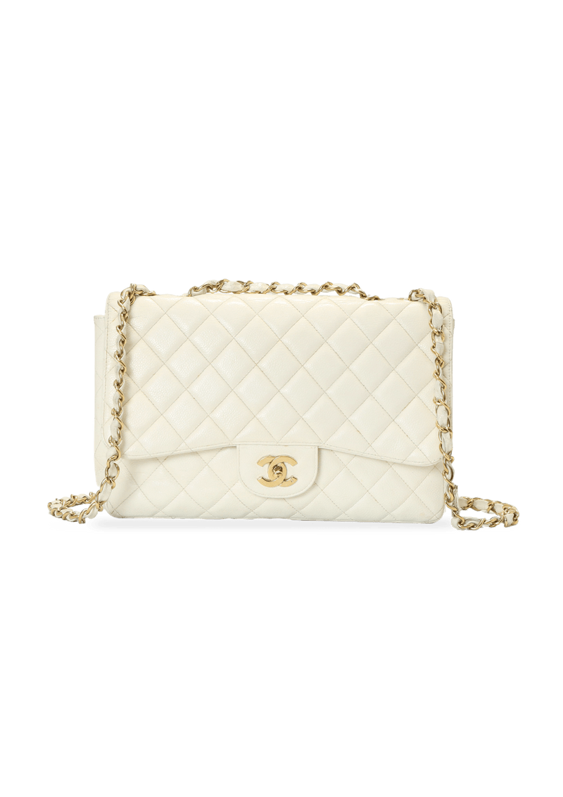 Jumbo caviar flap bag Clearance