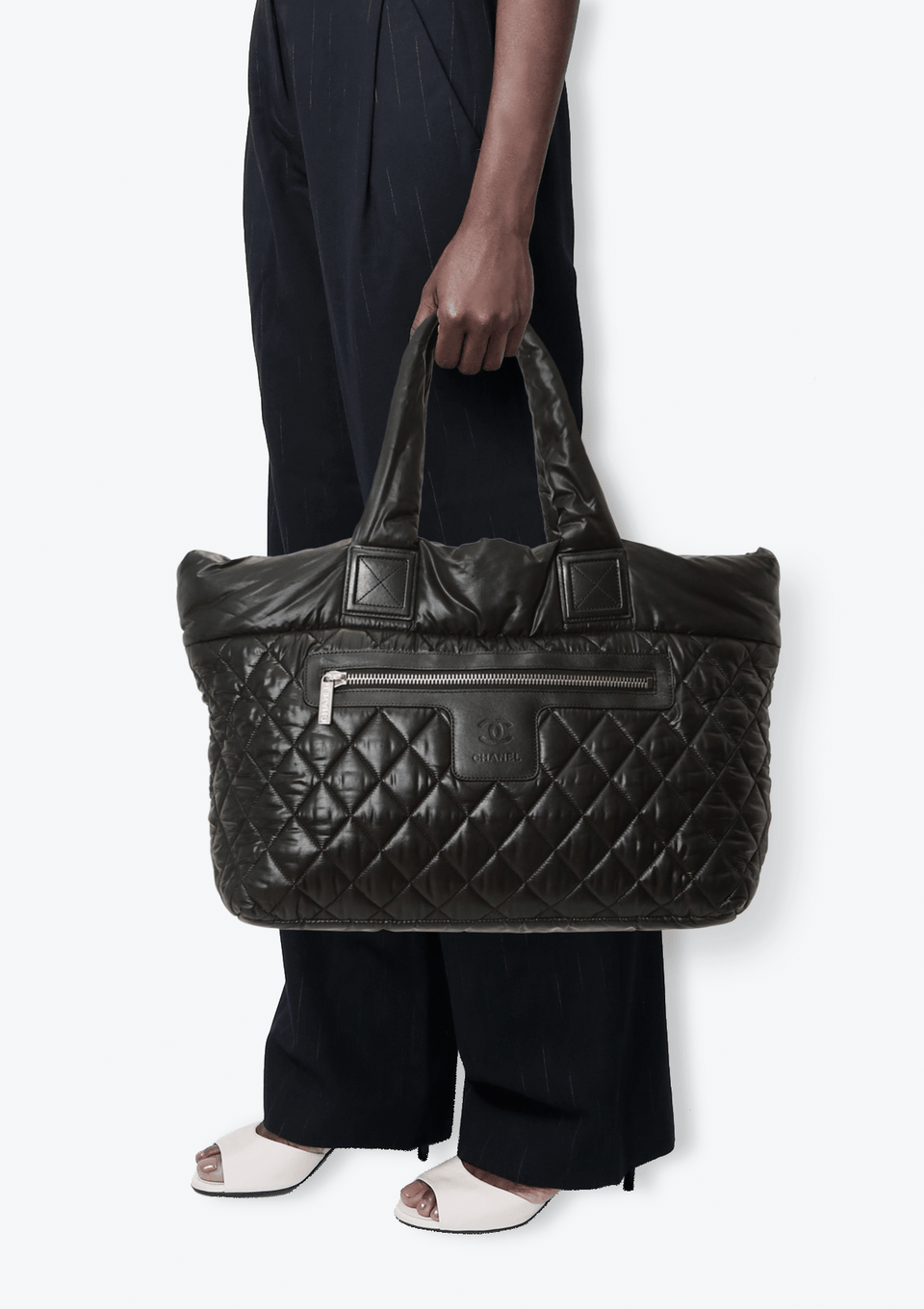 Bolsa Chanel Coco Cocoon Réversible Tote Preto Original – Gringa