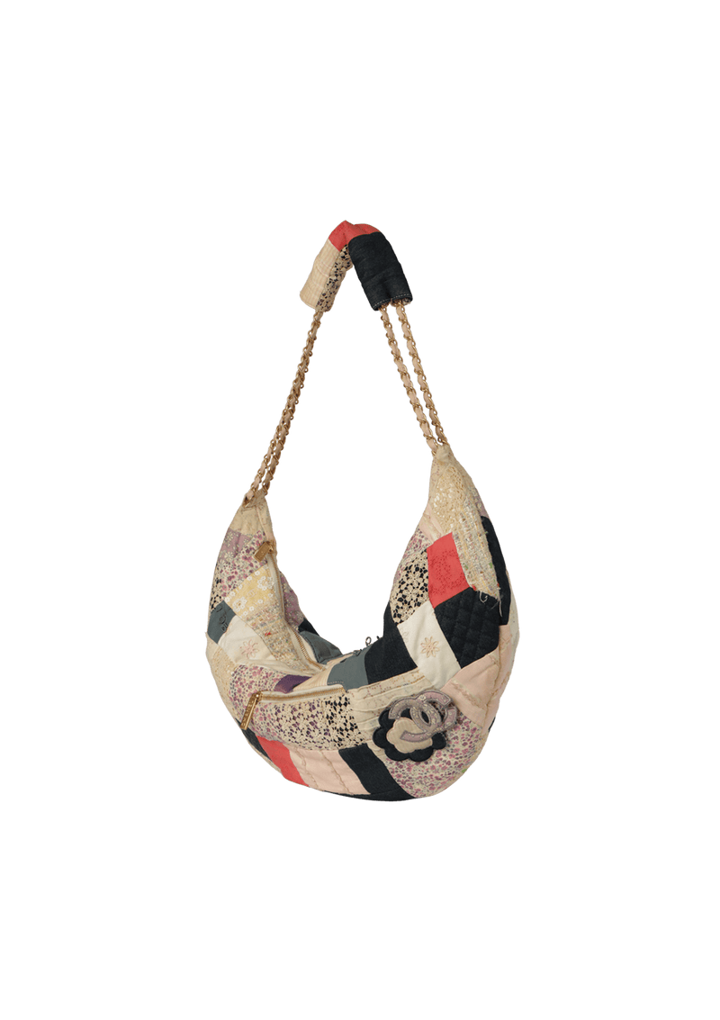 FABRIC PATCHWORK HOBO