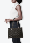 GRAND SHOPPING TOTE CAVIAR