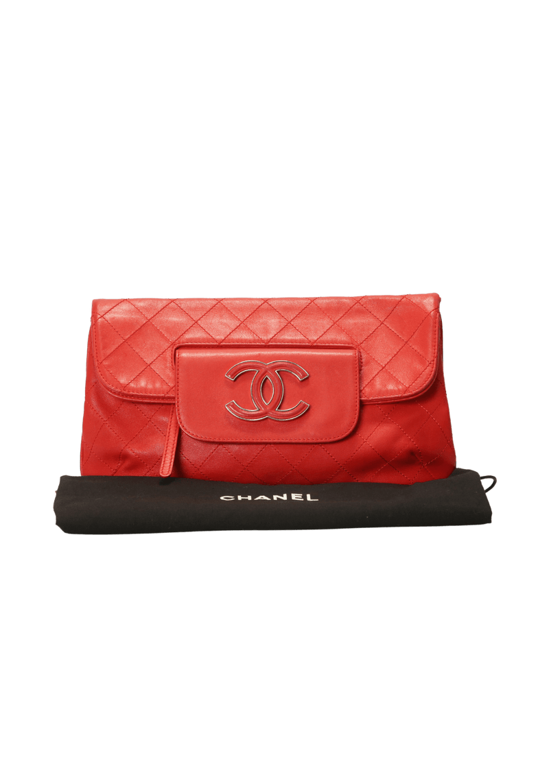 HAMPTONS CC FOLD-OVER LAMBSKIN