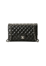 MEDIUM CLASSIC DOUBLE FLAP LAMBSKIN