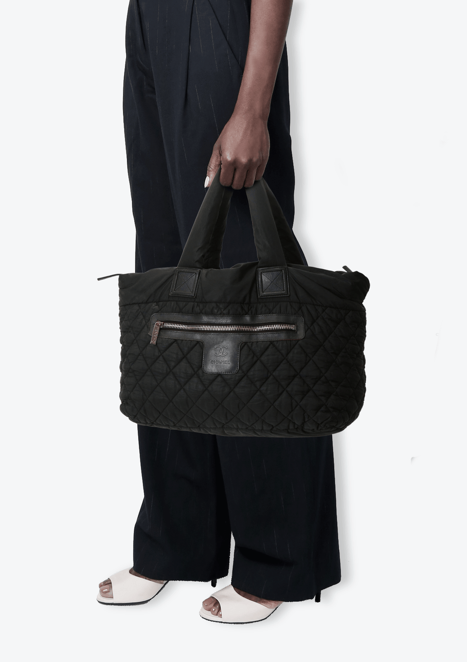 Bolsa Chanel Large Coco Cocoon Tote Preta Original – Gringa Bolsa Chanel Large Coco Cocoon Tote Preta Original – Gringa