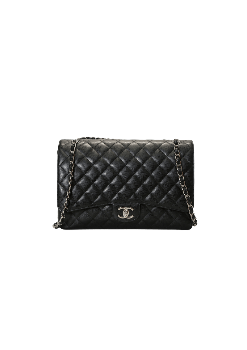 MAXI CLASSIC DOUBLE FLAP CAVIAR