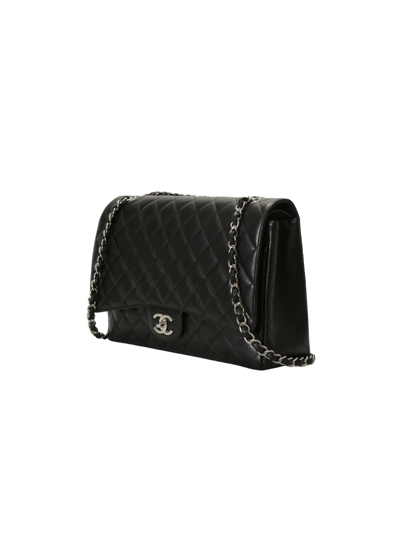 MAXI CLASSIC DOUBLE FLAP CAVIAR