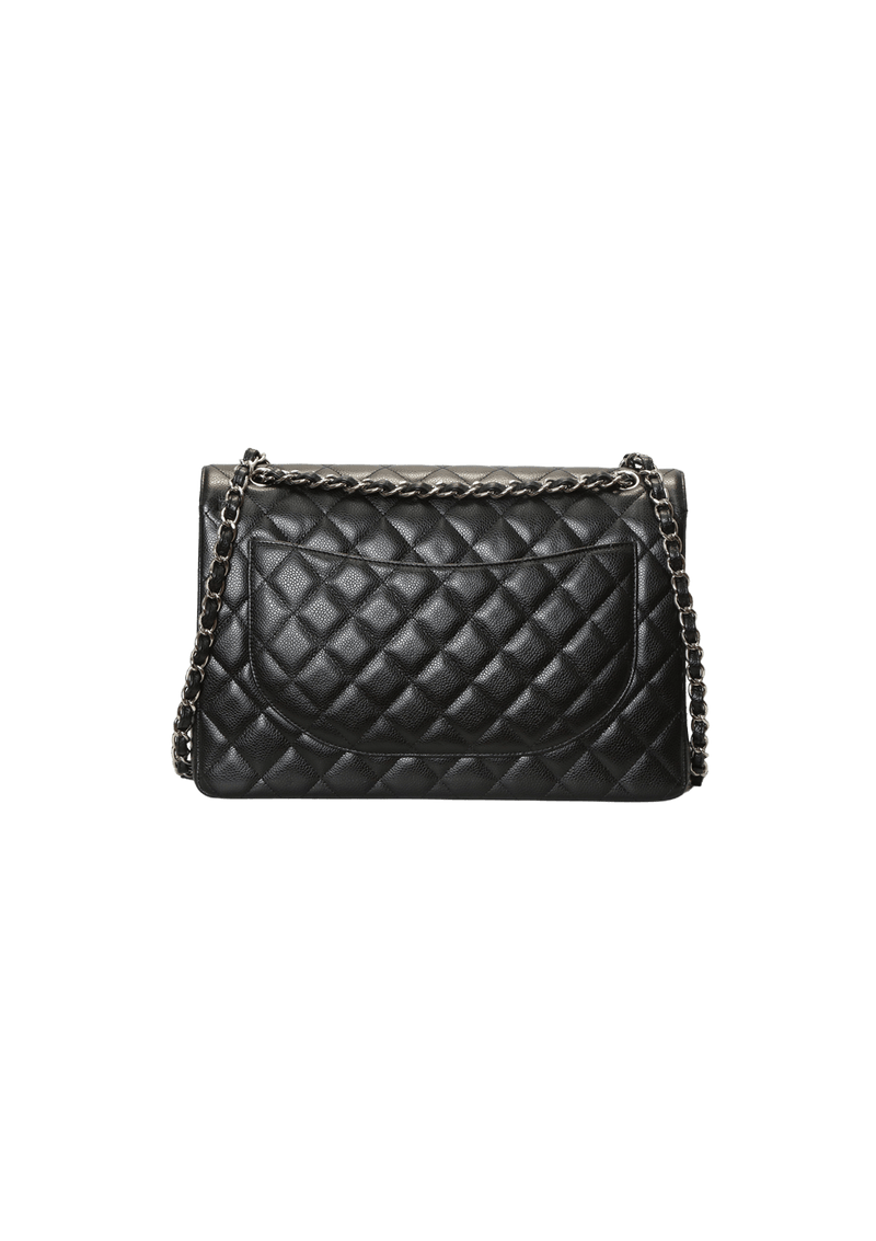 MAXI CLASSIC DOUBLE FLAP CAVIAR