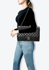 MAXI CLASSIC DOUBLE FLAP CAVIAR