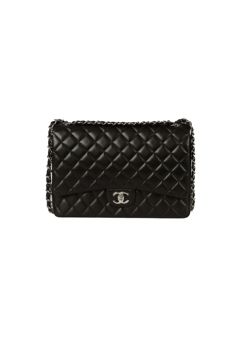 MAXI CLASSIC DOUBLE FLAP LAMBSKIN